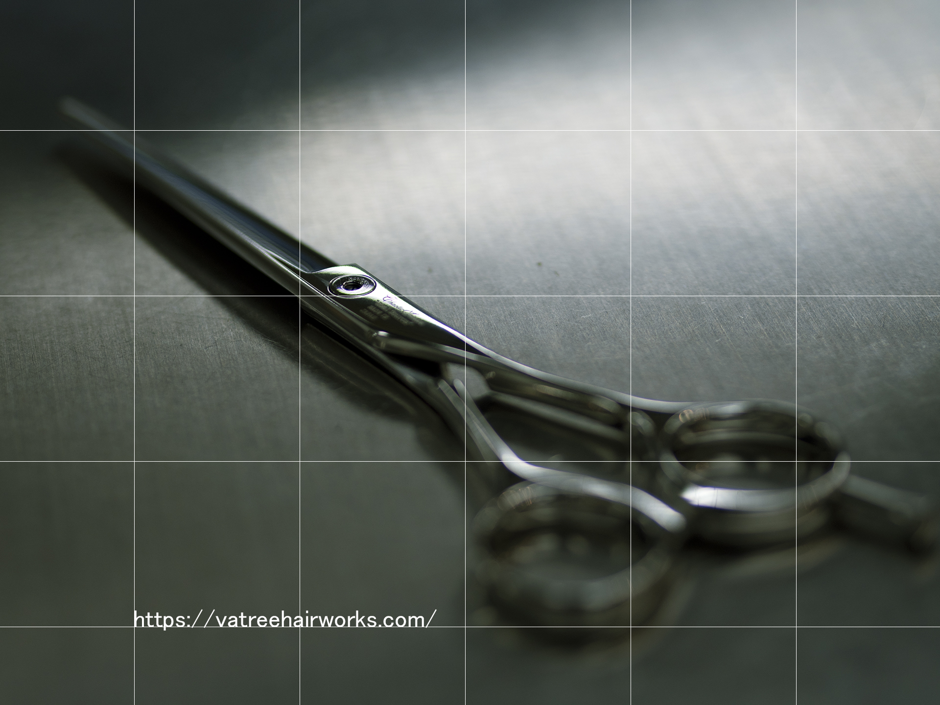 美容師が使用するカット用の鋏と道具